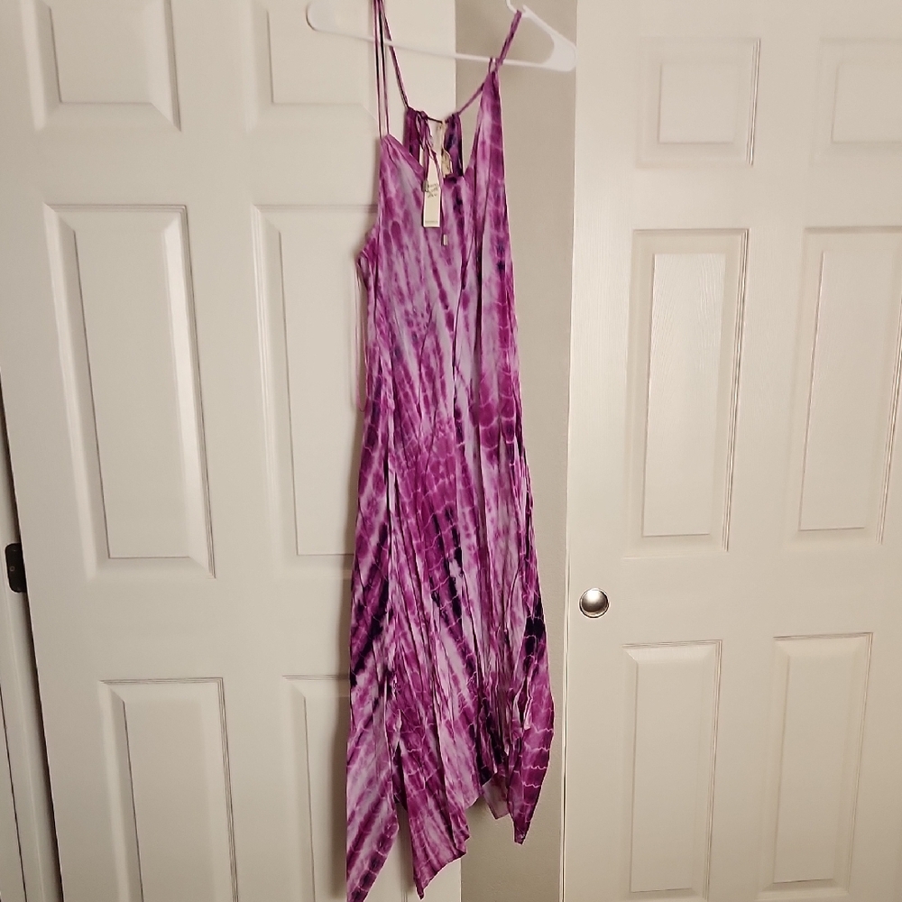 Lovestitch Purple Tie-Dye Dress